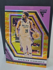 2022-23 Panini Flux Sunrise Prizm #90 Spencer Dinwiddie