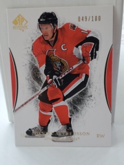 2007-08 SP Authentic UD #41 Daniel Alfredsson 049/100 Senators