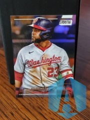 2022 Topps Stadium Club Chrome 24/25 Nelson Cruz #145 Washington Nationals
