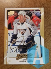 2008-09 Upper Deck MVP Gold Script 074/100 Jordin Tootoo #169