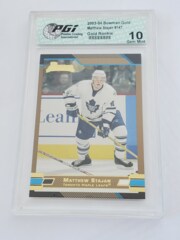 2003-04 Bowman Gold Matthew Stajan #147 Gold Rookie PGi 10 Gem Mint