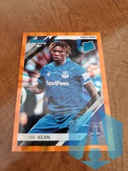 2019-20 Panini Donruss Press Proof Moise Kean #75 Rookie ORANGE LASER