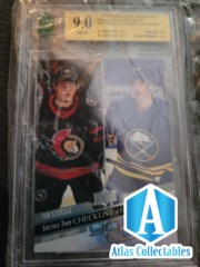 2020-21 UD Young Guns 500 Tim Stutzle Dylan Cozens RC - MNT 9.0 GRADED