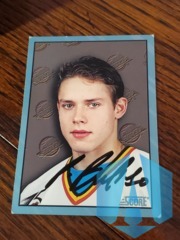 1992-93 Rookie Dream Team Bilingual Score #504 Pavel BURE Autographed Vancouver Canucks