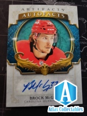 BROCK MCGINN 2020-21 UPPER DECK ARTIFACTS AUTOFACTS AUTO