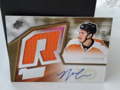 2015-16 UD SPx 2005-06 Retro Rookie Fabrics Jersey 073/399 Nick Cousins #SPXR-NC Auto RC Flyers