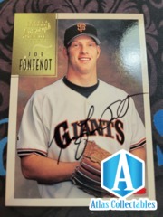1997 Bowman Black Ink Joe Fontenot #CA25 Rookie Auto