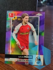 2020-21 Topps Chrome Bundesliga Purple 237/299 Lucas Holer #40 Freiburg