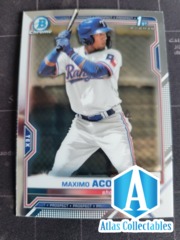 2021 Bowman CHROME #BP-7 Maximo Acosta - Texas Rangers