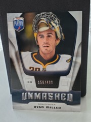 2009-10 Upper Deck Be a Player Unmasked 156/499 Ryan Miller #GU2 Sabres