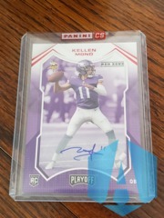 2021 Panini Playoff #222 Kellen Mond RC Auto Red Foil - Sealed
