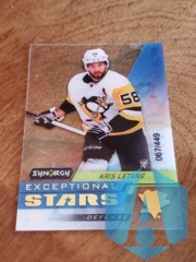 2020-21 Upper Deck Synergy Exceptional Stars Gold 067/449 Kris Letang #ES-39