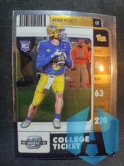 2022 Chronicles Draft Kenny Pickett RC Optic College Ticket Damaged