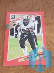 2021 Panini Donruss Optic Red Prizm 92/99 Marcus Davenport #167
