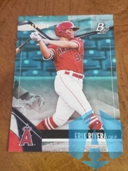 2021 Bowman Platinum Aqua Ice Foilboard 229/250 Erik Rivera #TOP-39