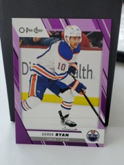 2023-24 O-Pee-Chee Purple #201 Derek Ryan 12/49 Oilers