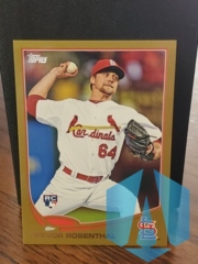 2013 Topps Gold 1637/2013 Trevor Rosenthal #261 Rookie RC St. Louis Cardinals