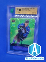 2020-21 UD Bowen Byram Green Dazzlers - #DZ-61 - MNT 9.0 GRADED