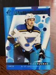 2022-23 Upper Deck SP Authentic Future Watch Blue #189 Tyler Tucker 268/399 St. Louis Blues