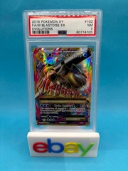 2016 XY Evolutions Blastoise ex #102 PSA 7