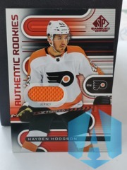 2022-23 SP Game Used Red Jersey Hayden Hodgson #201 Authentic Rookies