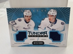 2015-16 Artifacts Jonathan Drouin Ondrej Palat #TT-DP Tundra Tandems Jerseys 072/399