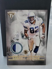 2001 Titanium Double Sided Authentic Game Worn Jerseys #120 Darrell Jackson/Ricky Watters