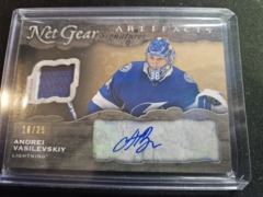 Andrei Vasilevskiy 2021-22 UD Artifacts NG-AV Net Gear Auto Patch /25