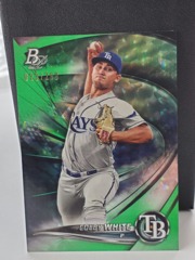 2022 Bowman Platinum #TOP-94 Colby White Green Ice Foil Parallel 022/299