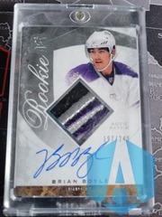 08-09 UD Upper Deck The Cup Brian Boyle /249 Rookie Patch Auto