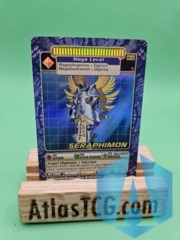 Digimon Digi Battle Series 3 Seraphimon Card BO-150 S Holo Foil Bandai 2000