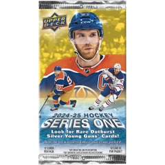 2024-25 Upper Deck Series 1 Hockey 12 card booster pack