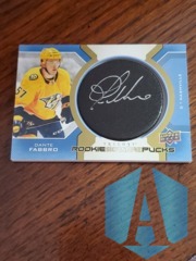 2019-20 Upper Deck Trilogy Signature Pucks Dante Fabbro #RSP-DF Rookie Auto RC
