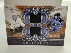 2010-11 Artifacts Tundra Tandems Dual Jerseys 086/125 Ryan Getzlaf Joe Thornton