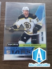 2020-21 Synergy PATRICE BERGERON Exceptional Stars /749