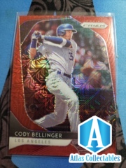 2020 Panini Prizm Cody Bellinger #28 Red Mojo #d /149 Los Angeles Dodgers