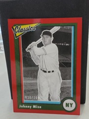 2023 Panini Chronicles Classics Red #30 Johnny Mize 030/100