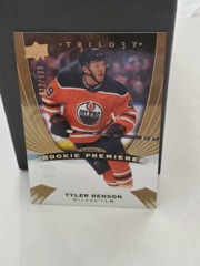 2020-21 Upper Deck Trilogy Rookie Premieres 512/999 Tyler Benson #59