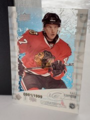 2010-11 Upper Deck Ice Premieres Acetate #67 Evan Brophey 0981/1999 Blackhawks