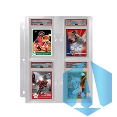 Ultra Pro PSA Graded Slabs 3 Hole Binder Single Page