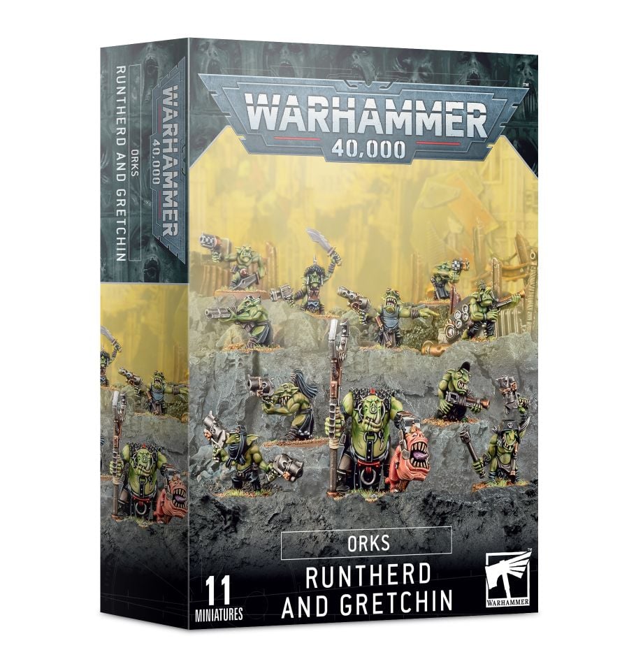 Warhammer 40K Runtherd and Gretchin - Orks