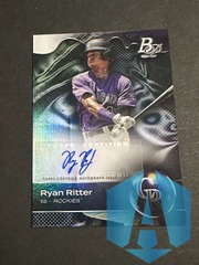 2023 Bowman Platinum Ryan Ritter #TOP-21 Top Prospects Auto ROCKIES