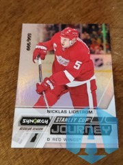 2020-21 Upper Deck Synergy Stanley Cup Journey Nicklas Lidstrom #CJ-NL 556/999