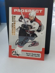 2006-07 ITG Heroes and Prospects Auto Garett Bembridge #A-GB