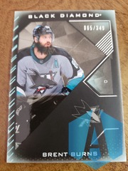 2021-22 UD Black Diamond Brent Burns 065/349 BDB-BB San Jose