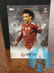 2021-22 Topps Leroy Sané Velocity 26/49 Black UEFA Champions League