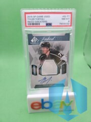2015-16 SP Game-Used Inked Sweaters /99 Tyler Toffoli #IS-TT Auto - PSA 8