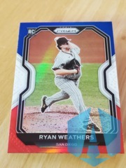 2021 Panini Prizm Ryan Weathers #20 Red White Blue Prizm San Diego
