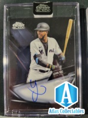 2021 Topps Chrome Black Lewin Diaz Auto