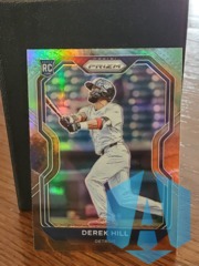 2021 Panini Prizm Tier III Cosmic Haze Prizm Derek Hill #206
